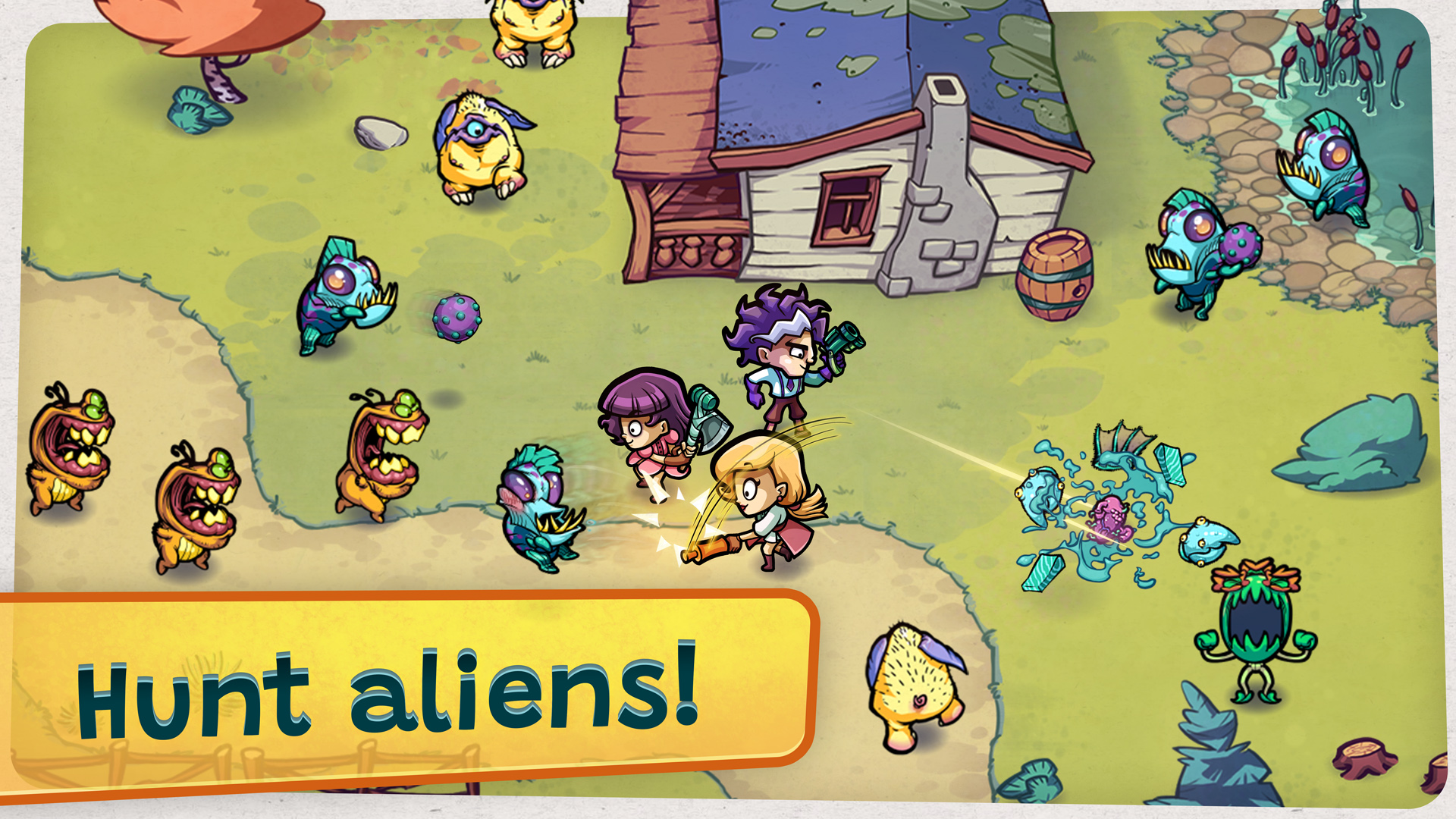 Download Alien Food Invasion für Android kostenlos.