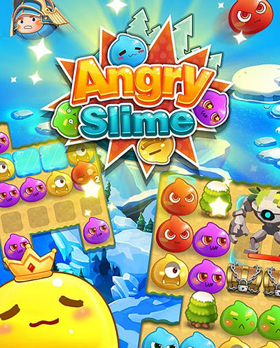 Download Angry slime: New original match 3 für Android kostenlos.