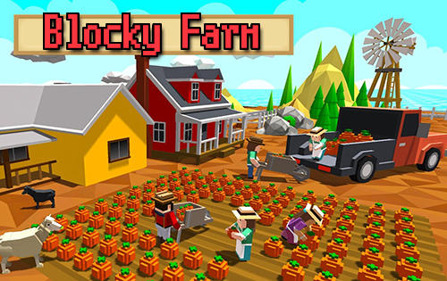 Download Blocky farm worker simulator für Android kostenlos.