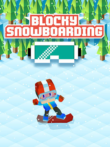 Download Blocky snowboarding für Android kostenlos.