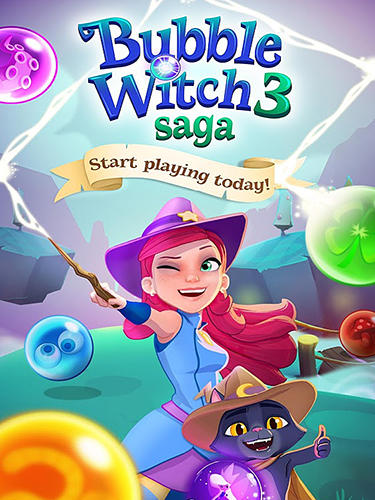 Download Bubble witch 3 saga für Android kostenlos.