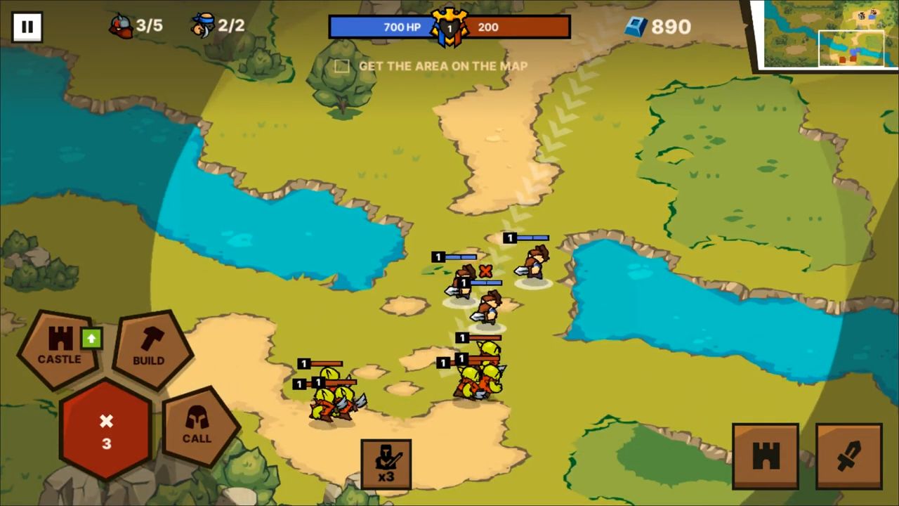 Download Castlelands - real-time classic RTS strategy game für Android kostenlos.