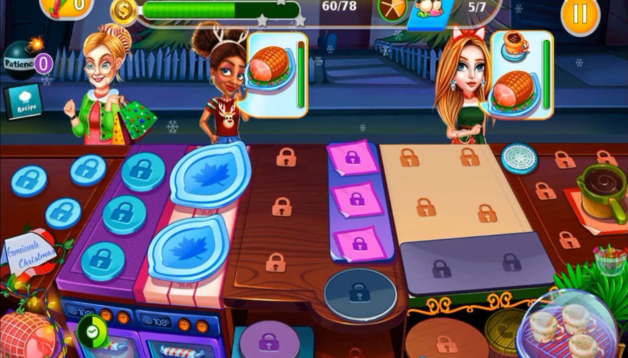 Download Christmas Fever : Cooking Game für Android kostenlos.