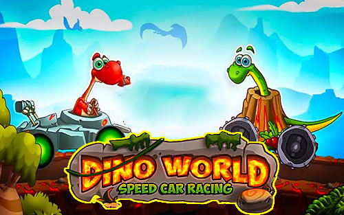 Download Dino world speed car racing für Android kostenlos.