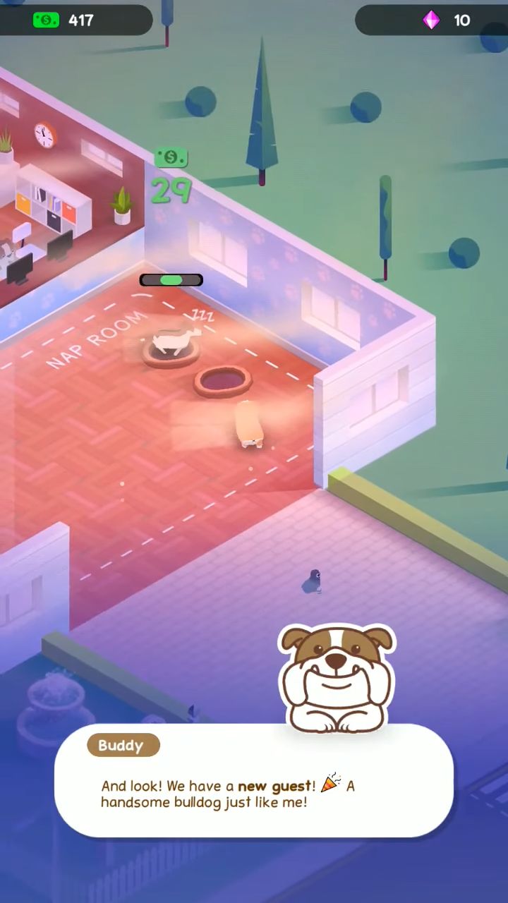 Download Dog Hotel Tycoon für Android kostenlos.