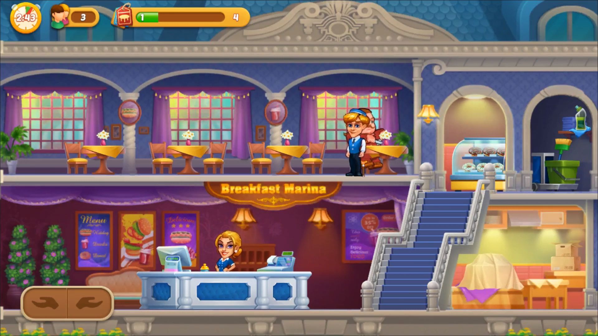 Download Dream Restaurant - Hotel games für Android kostenlos.