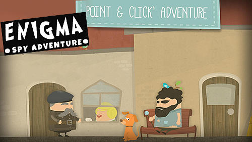 Enigma: Super spy. Point and click adventure game