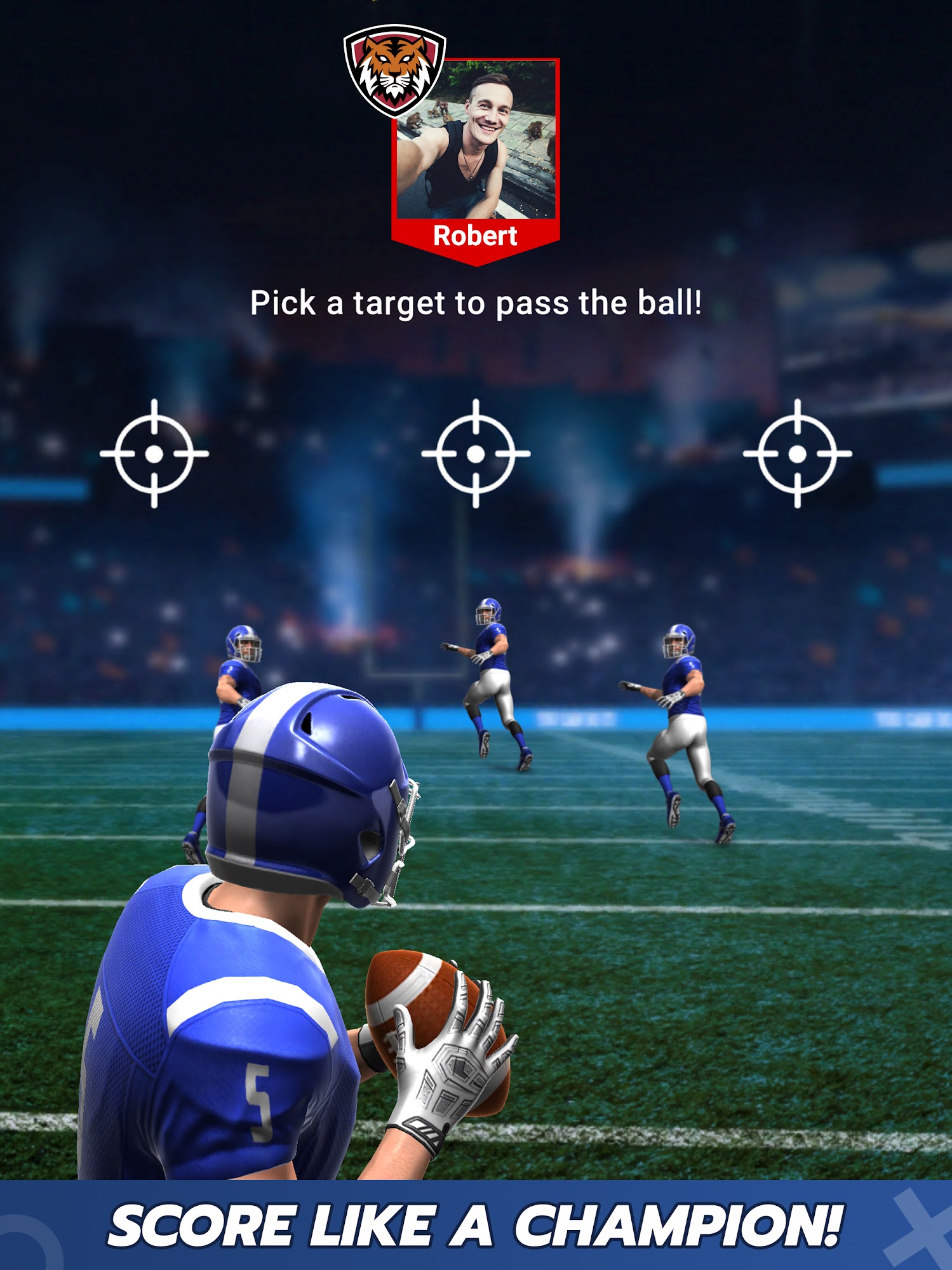 Download Football Battle - Touchdown! für Android kostenlos.
