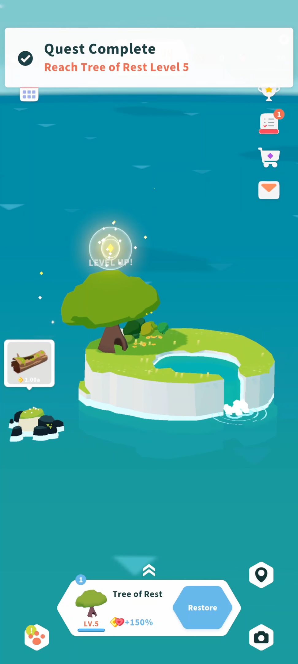 Download Forest Island : Relaxing Game für Android kostenlos.