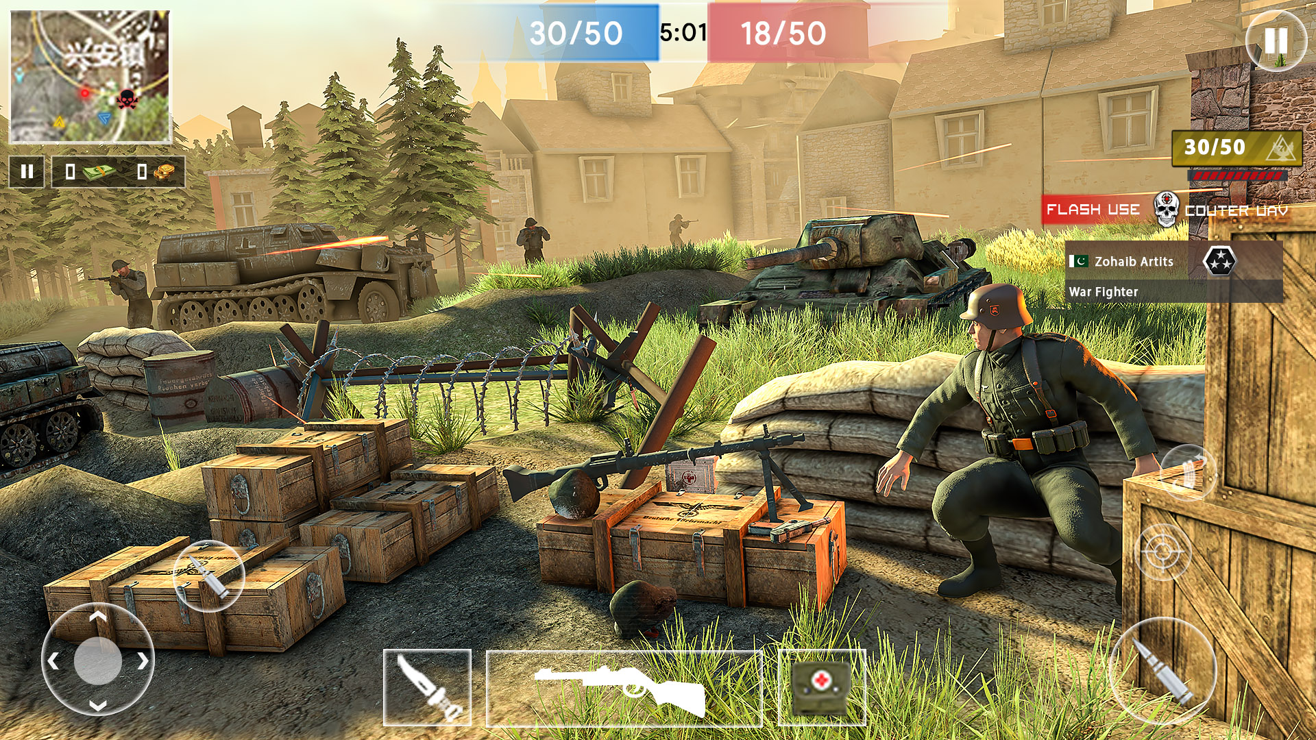 Download Gun Shooter Offline Game WW2: für Android kostenlos.