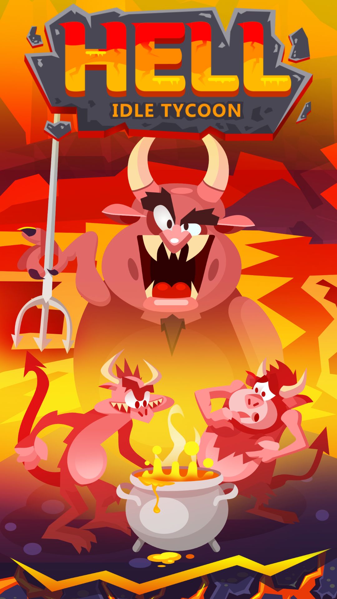 Download Hell: Idle Evil Tycoon Sim für Android kostenlos.
