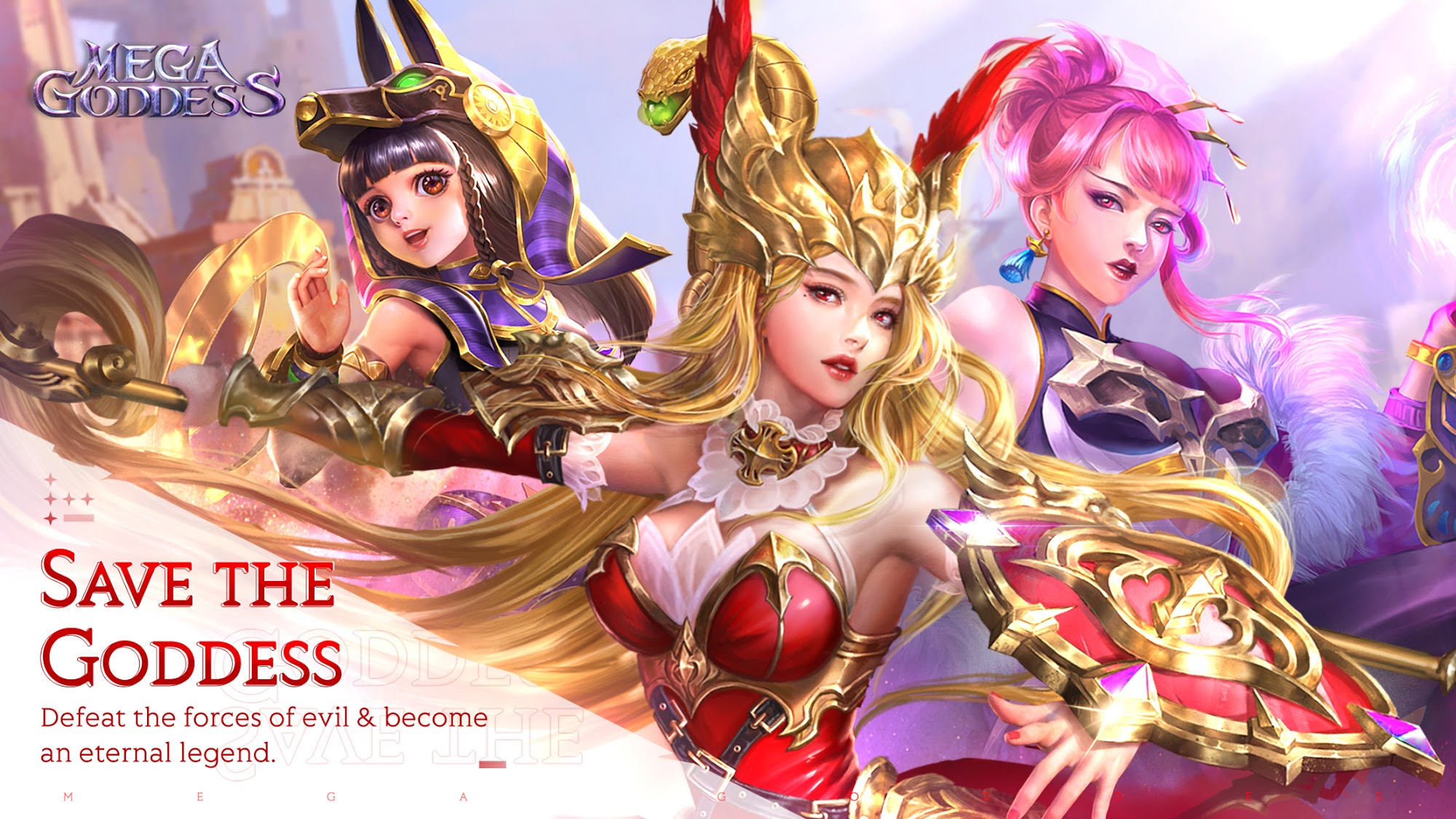 Download Mega Goddess: Eternal War für Android A.n.d.r.o.i.d. .5...0. .a.n.d. .m.o.r.e kostenlos.