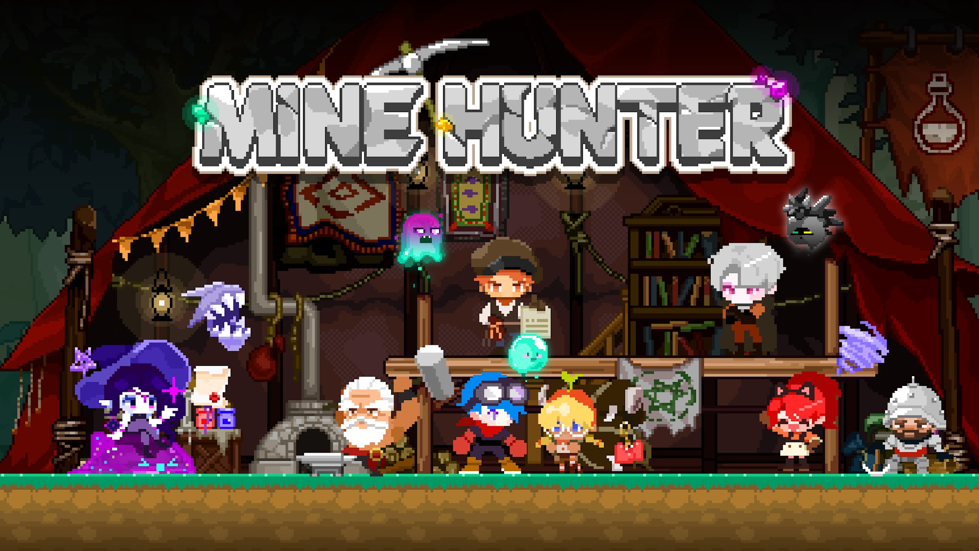 Download Mine Hunter: Pixel Rogue RPG für Android kostenlos.