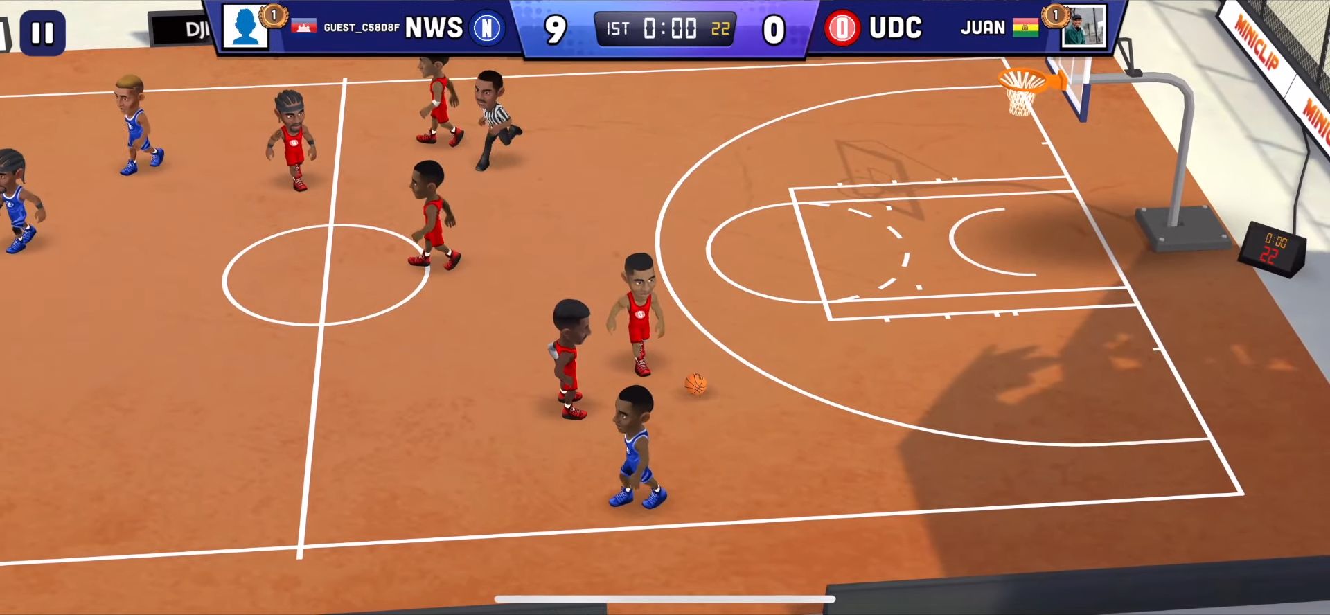 Download Mini Basketball für Android kostenlos.