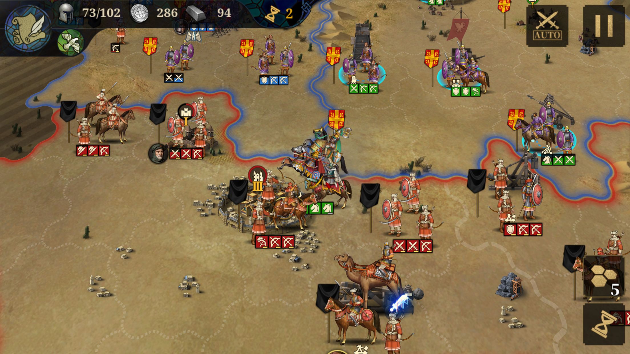 Download European War 7: Medieval für Android kostenlos.