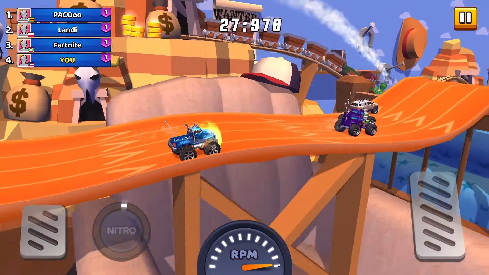 Download Nitro Jump Racing für Android kostenlos.