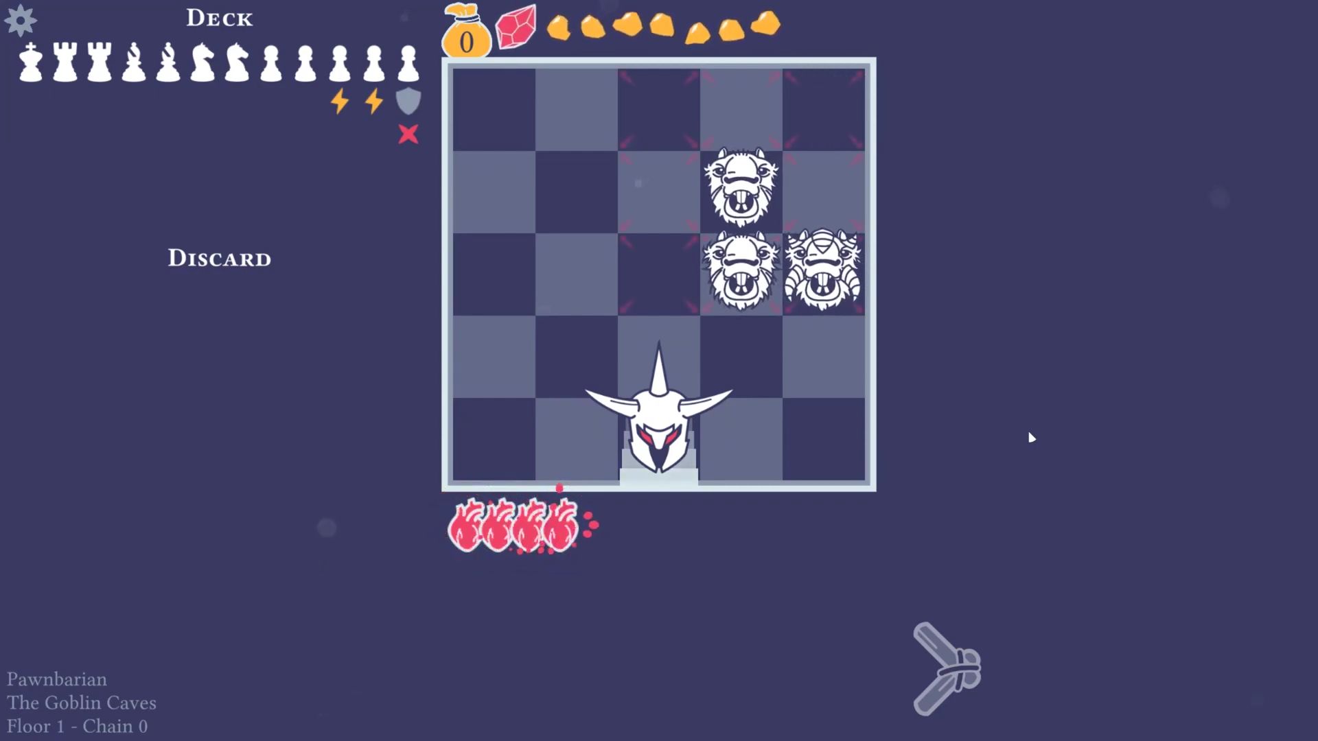 Download Pawnbarian: a Puzzle Roguelike für Android kostenlos.