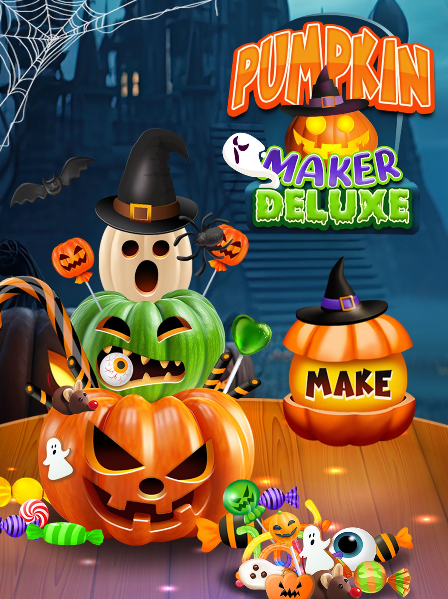 Download Pumpkin Maker Halloween Fun für Android kostenlos.