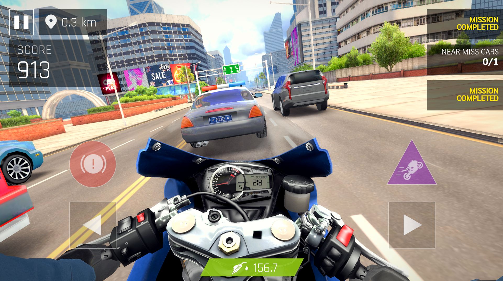 Download Real Moto Rider: Traffic Race für Android kostenlos.