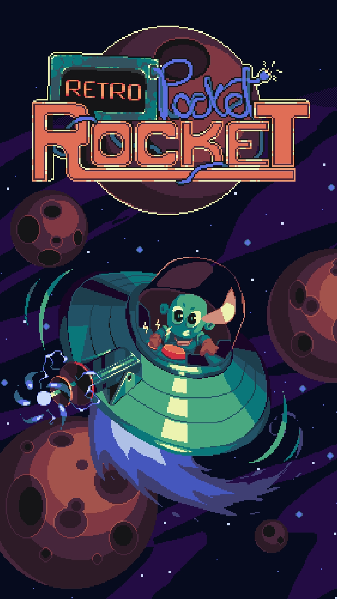 Download Retro Pocket Rocket für Android kostenlos.