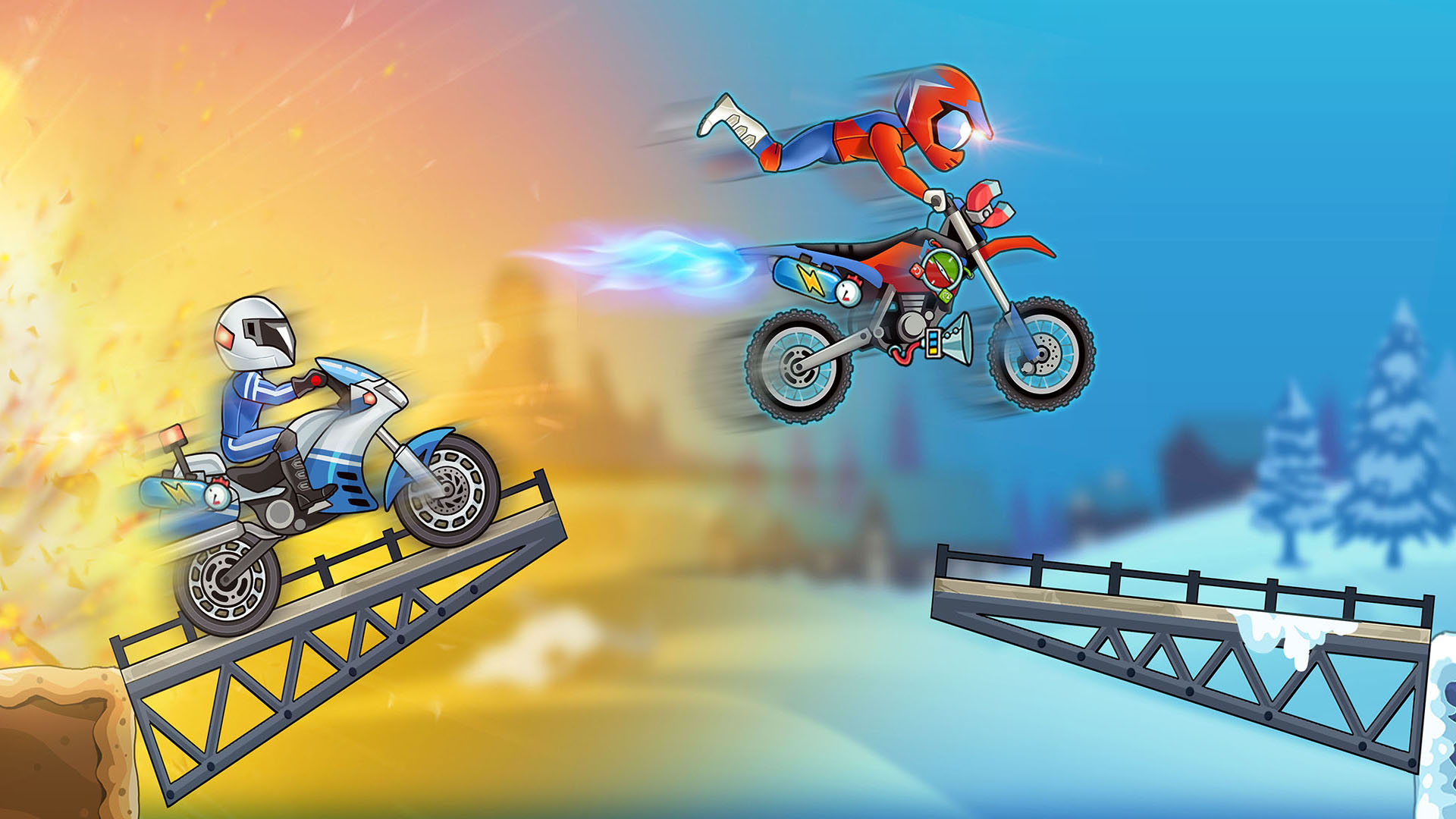 Download Turbo Bike: Extreme Racing für Android kostenlos.