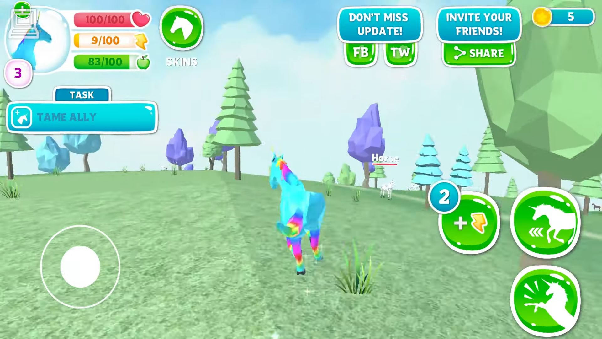 Download Unicorn Christmas Simulator für Android kostenlos.