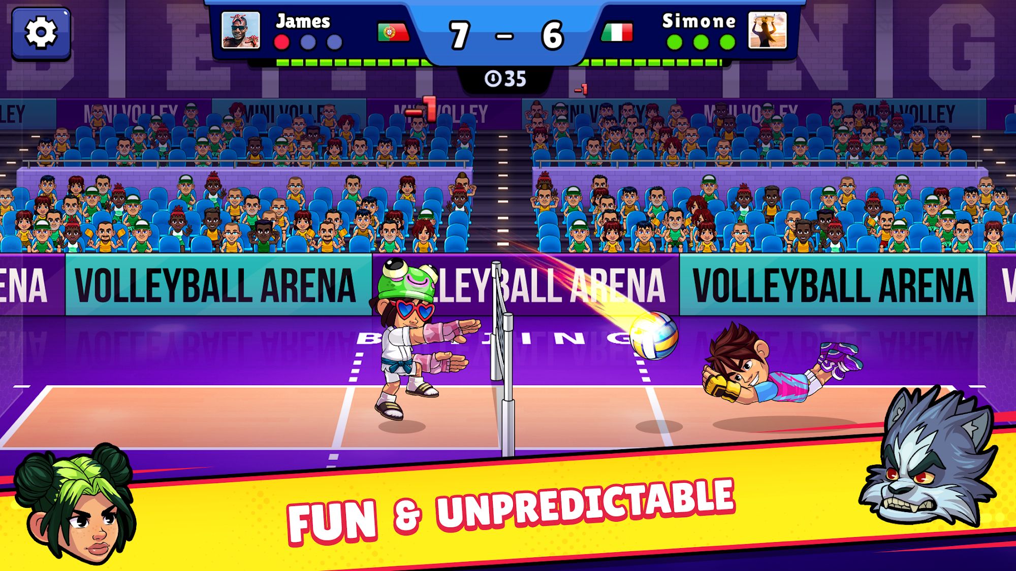Download Volleyball Arena für Android kostenlos.