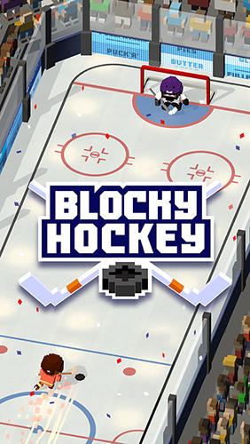 Download Blocky Hockey: Eisläufer für Android kostenlos.