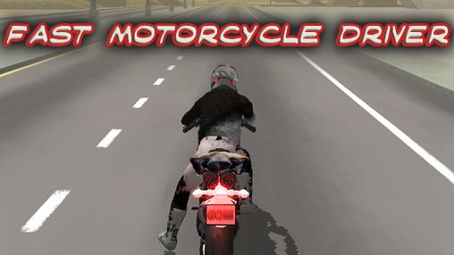 Schneller Motorradfahrer