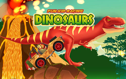 Lustiges Kinderrennen: Welt der Dinosaurier