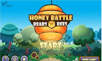 Honig Krieg. Bären gegen Bienen