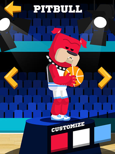 Mascot dunks