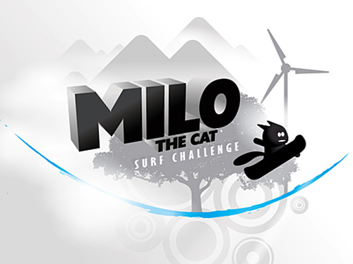 Milo die Katze: Surf Herausforderung