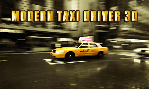 Moderner Taxifahrer 3D