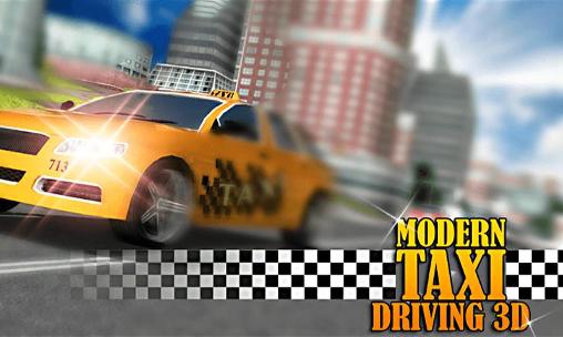 Modernes Taxifahren 3D