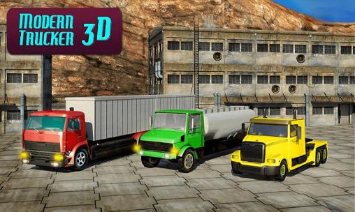Moderner Trucker 3D