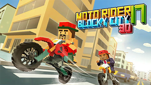 Moto Rider 3D: Blockstadt 17