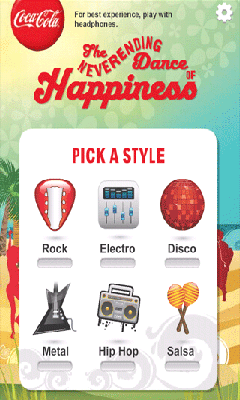 Download Unendlicher Tanz der Freude (Coca-Cola) für Android kostenlos.