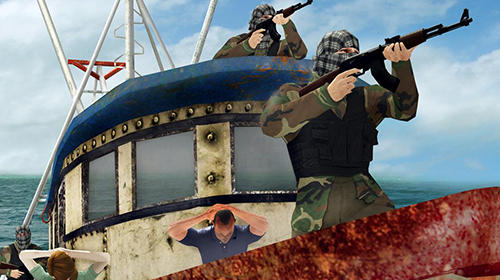 Pirate ship vs naval fleet: Stealth rescue mission