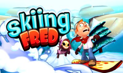 Fred auf Skis