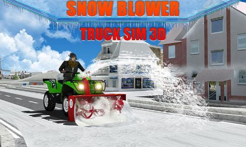 Schneebläser: Truck Sim 3D
