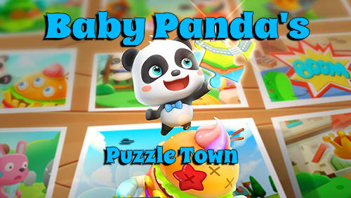 Baby Pandas Puzzlestadt: Gesund Essen
