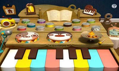 Emulator der Musikinstrumente für Kinder