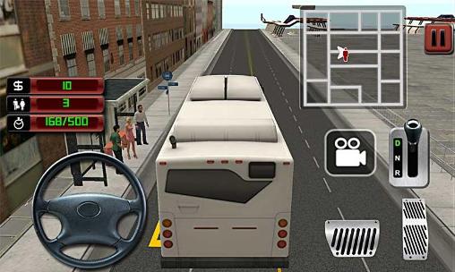 Stadt-Busfahrer 3D