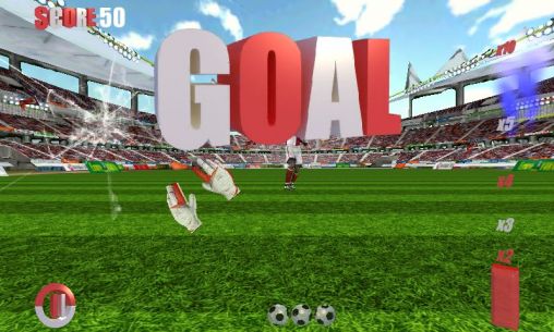 Torwart: Fußballspiel 3D