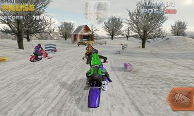 Snowmobile-Rennen