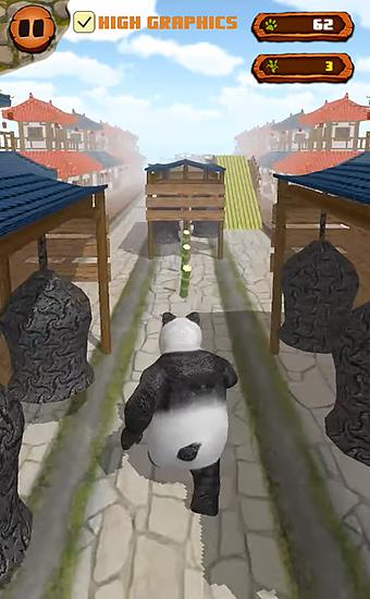 Pandalauf: Springe und laufe weit