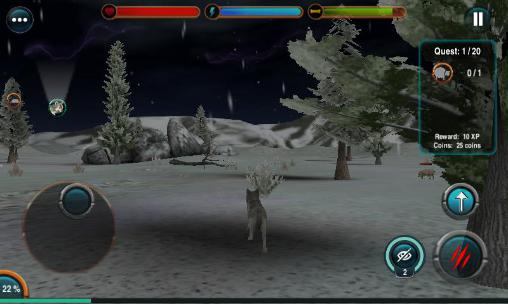 Wütender Wolf Simulator 3D