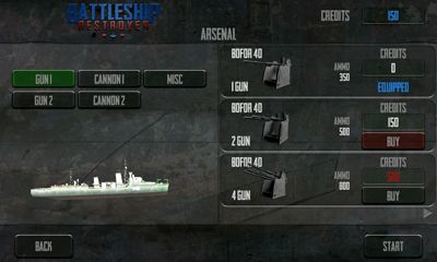Kampfschiff Zerstörer
