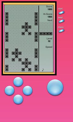 Ziegel Spiel - Retro Tetris